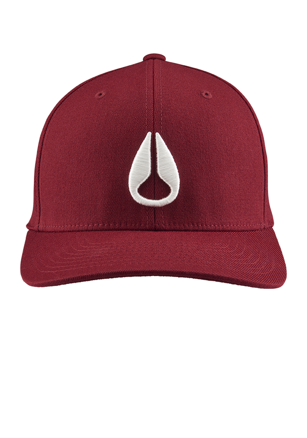 Nixon Deep Down Flexfit Athletic Fit Hat | Burgundy / White