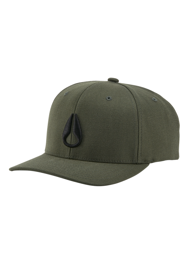 nixon Deep Down Flexfit Athletic Fit Hat | Olive / Black