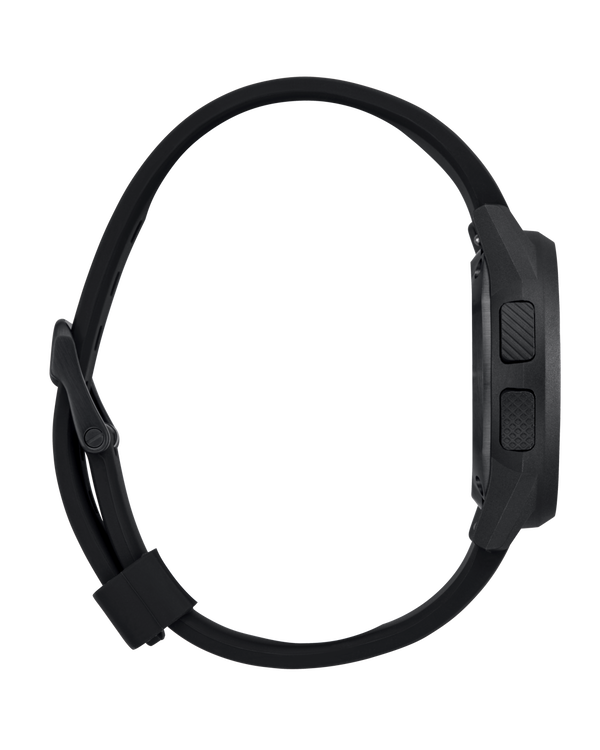 Nixon Disk Digital Watch | Black / Black / Negative | Thin LCD Screen Watch