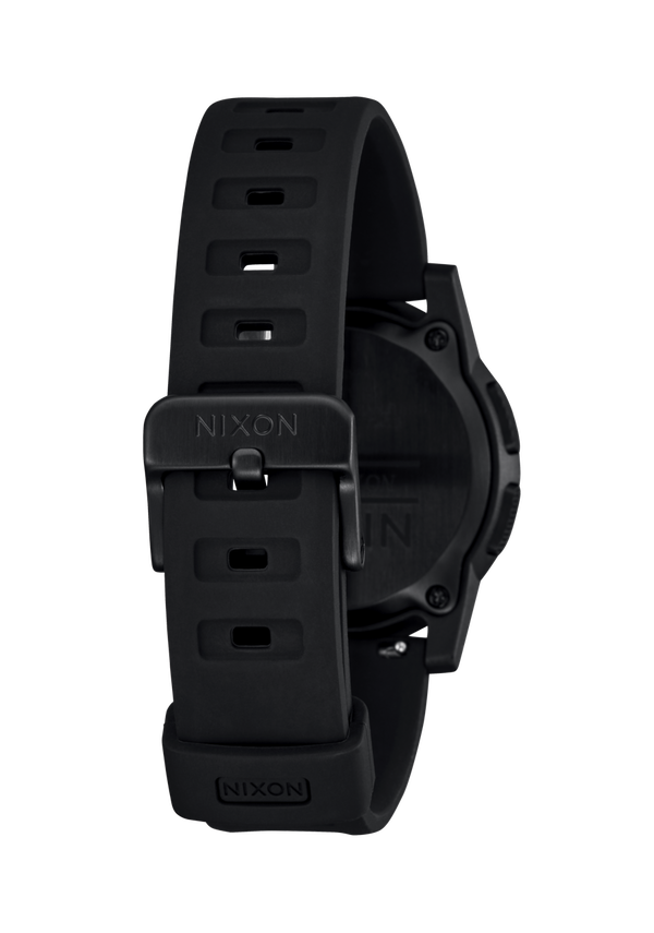 Nixon Disk Digital Watch | Black / Black / Negative | Thin LCD Screen Watch