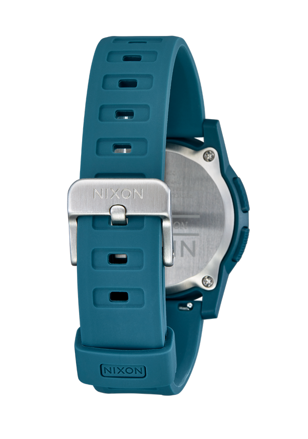 Nixon Disk Digital Watch | Oceanic / Oceanic / Positive | Thin LCD Screen Watch