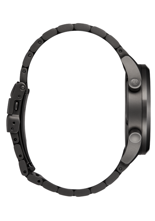 Nixon Drifter 40 Watch | Gunmetal / Kobu Green | Swiss Movement 40mm GMT Watch