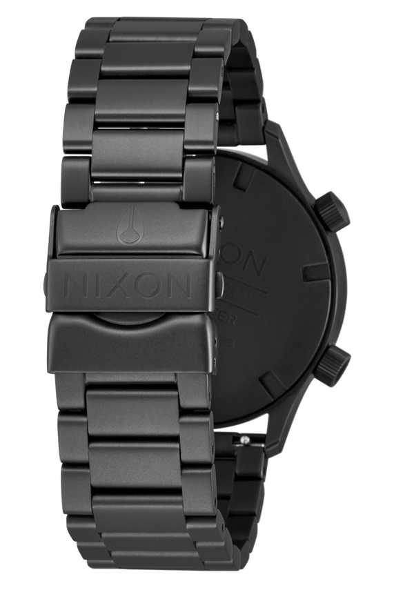Nixon Drifter 40 Watch | Gunmetal / Kobu Green | Swiss Movement 40mm GMT Watch
