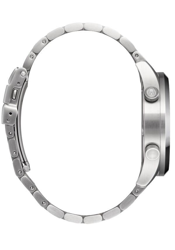 Nixon Drifter 40 Watch | Silver / Midnight Sunray | Swiss Movement 40mm GMT Watch