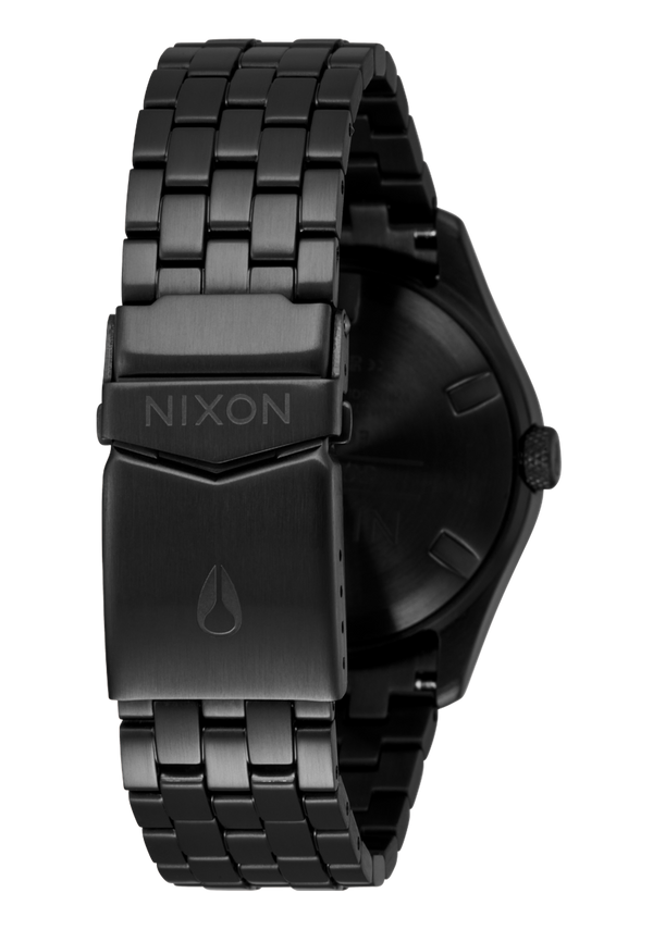 Nixon Echo 38 Watch | Black / Black | Stainless Steel Solar Watch