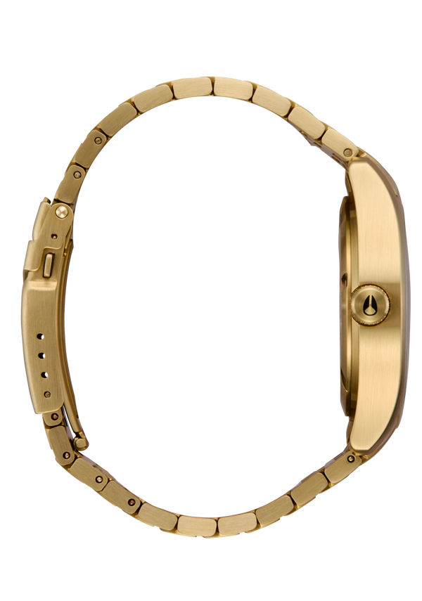 Nixon Echo 38 Watch | Gold / Black | Stainless Steel Solar Watch