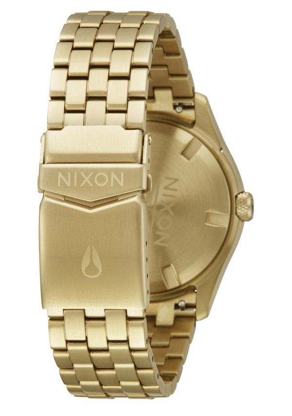 Nixon Echo 38 Watch | Gold / Black | Stainless Steel Solar Watch