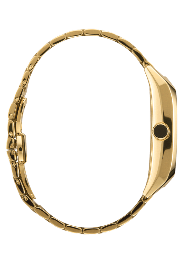 Nixon Frankie Watch | Mid Century / Gold / Black | Rectangle Stainless Steel Watch