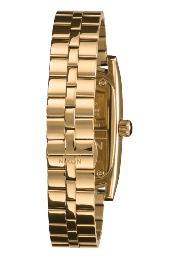 Nixon Frankie Watch | Mid Century / Gold / Black | Rectangle Stainless Steel Watch