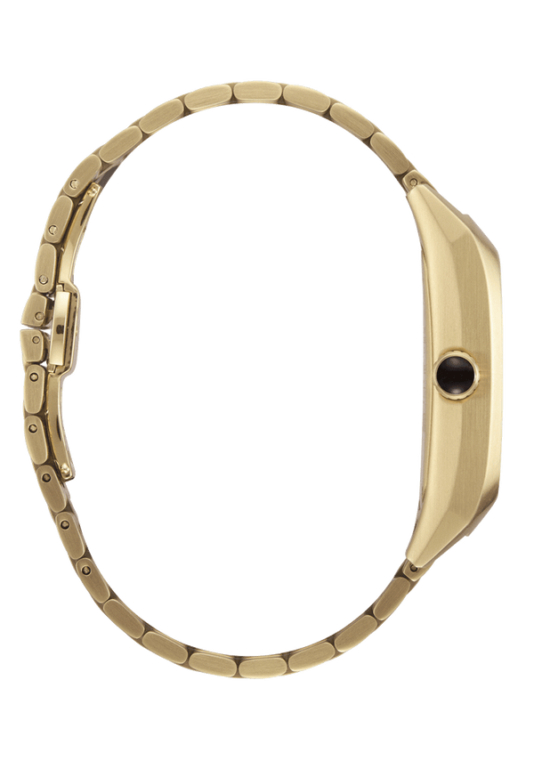 Nixon Frankie Watch | Sand Drift / Gold / Gold | Rectangle Stainless Steel Watch