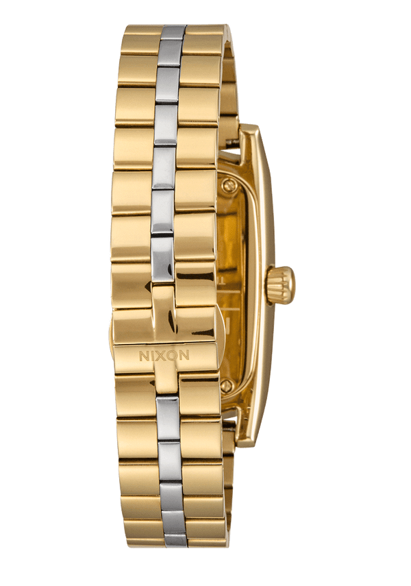 Nixon Frankie Watch | Starburst / Gold / Silver | Rectangle Stainless Steel Watch