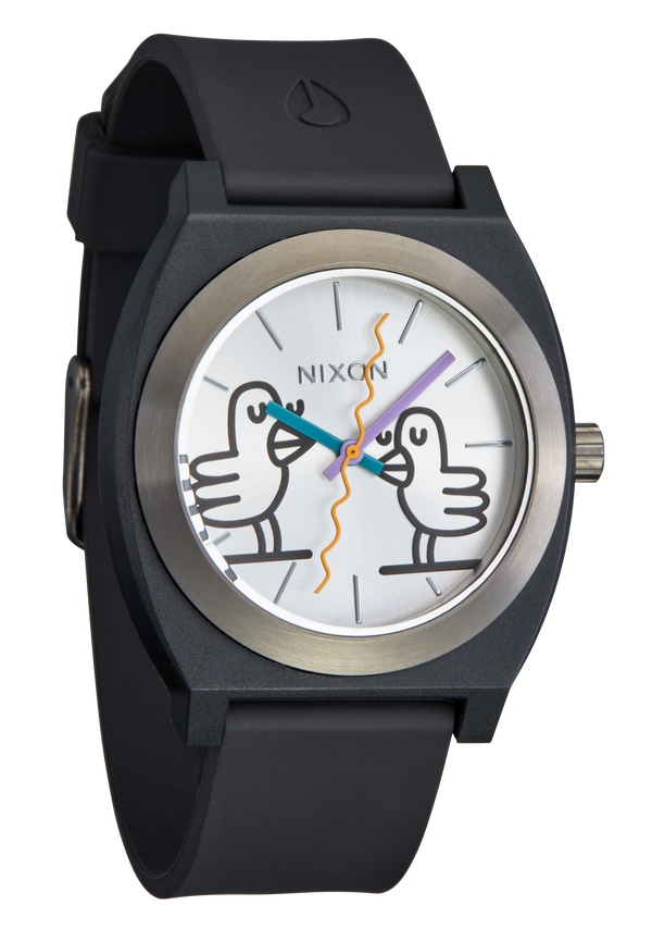 Nixon Hannah Eddy Time Teller OPP Watch | Black | Recycled Plastic