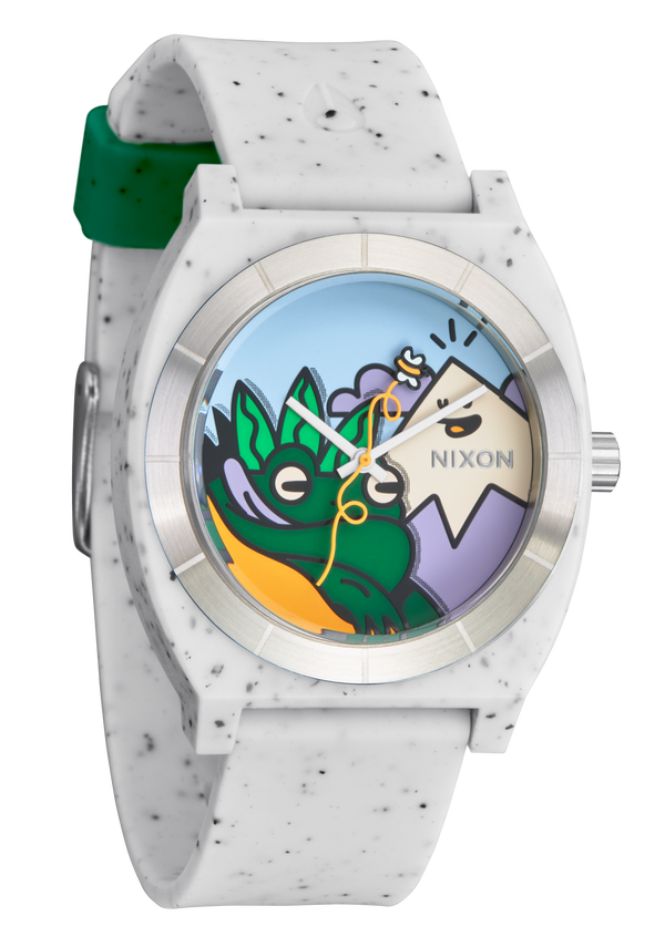 Nixon Hannah Eddy Time Teller OPP Watch | White | Recycled Plastic