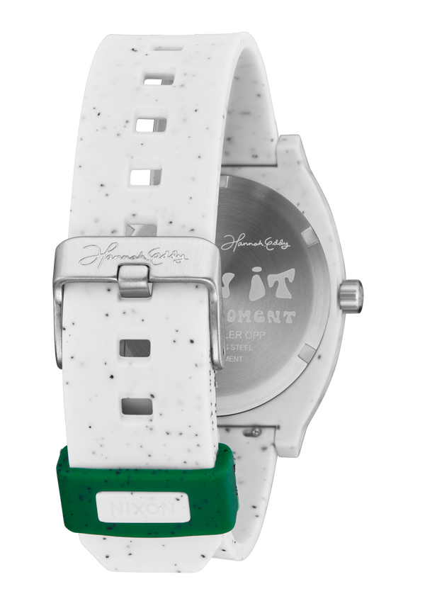 Nixon Hannah Eddy Time Teller OPP Watch | White | Recycled Plastic