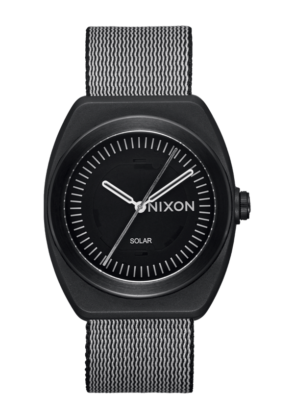 nixon Light-Wave Watch | All Black | Solar-Powered & Eco-Friendly