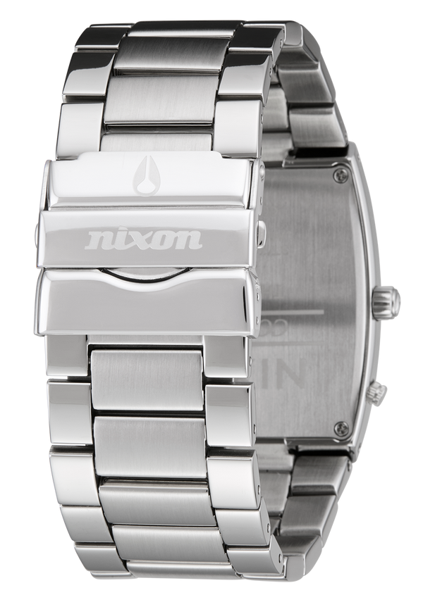 nixon Limited Edition Nixon Banks Watch | Silver / Red | Analog GMT Watch