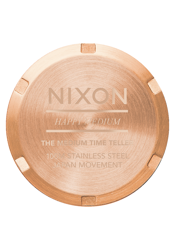 Nixon Medium Time Teller Watch | All Rose Gold | Unisex