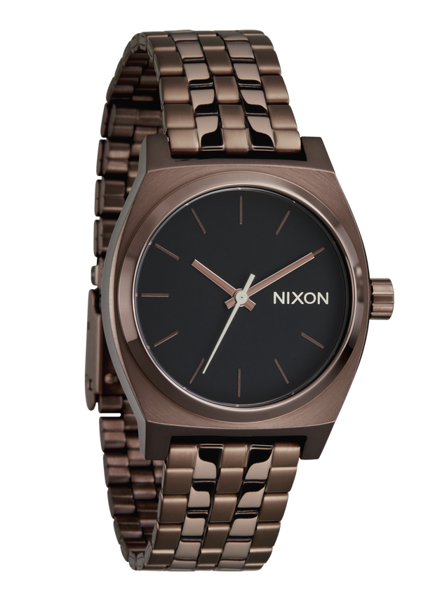 Nixon Medium Time Teller Watch | Chocolate / Black Coffee | Unisex