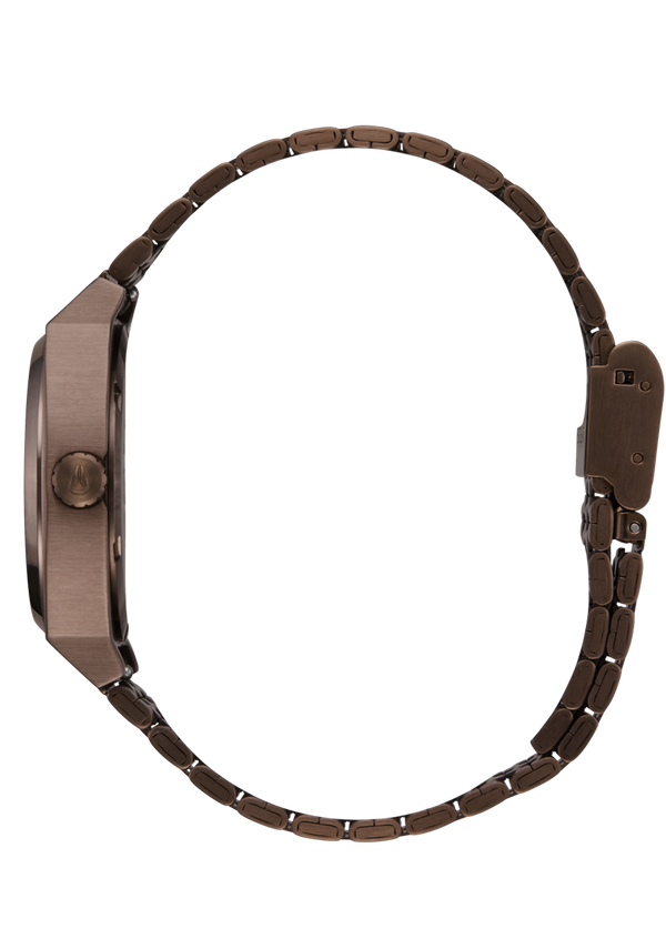 Nixon Medium Time Teller Watch | Chocolate / Black Coffee | Unisex