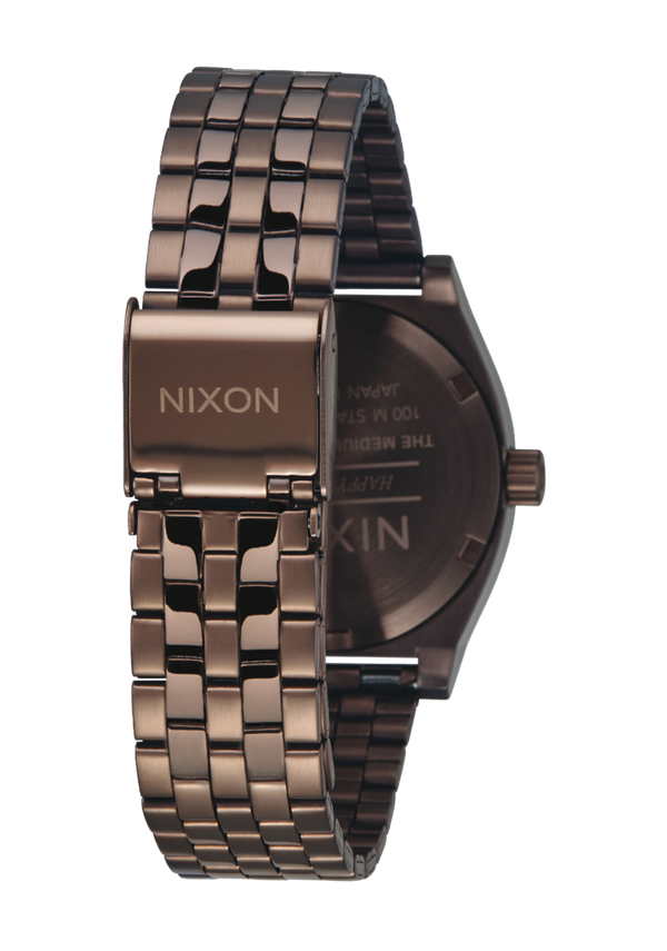 Nixon Medium Time Teller Watch | Chocolate / Black Coffee | Unisex