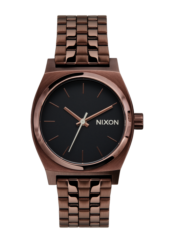nixon Medium Time Teller Watch | Chocolate / Black Coffee | Unisex