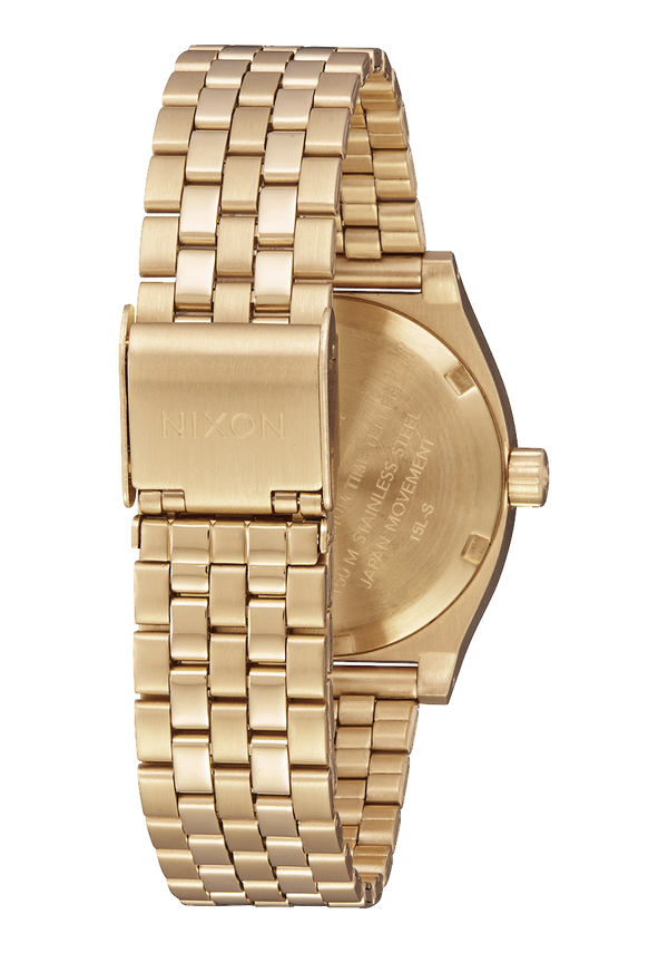 Nixon Medium Time Teller Watch | Light Gold / Vintage White | Unisex