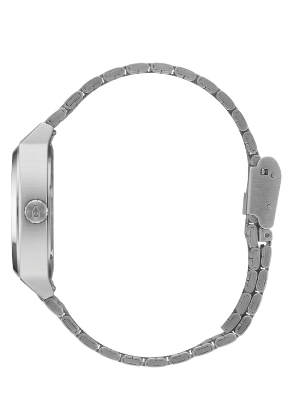 Nixon Medium Time Teller Watch | Silver / Turquoise | Unisex