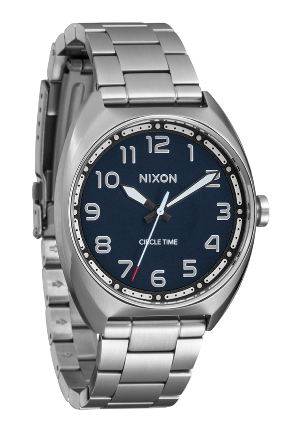 Nixon Mullet Stainless Steel Watch | Silver / Teal | Unisex Analog
