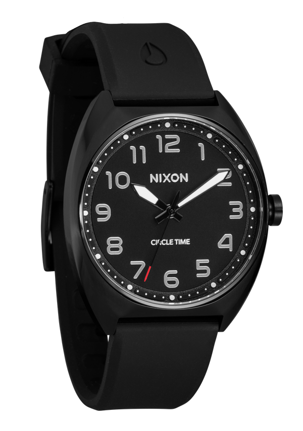 Nixon Mullet Watch | Black / Black | Quick-Release Silicone