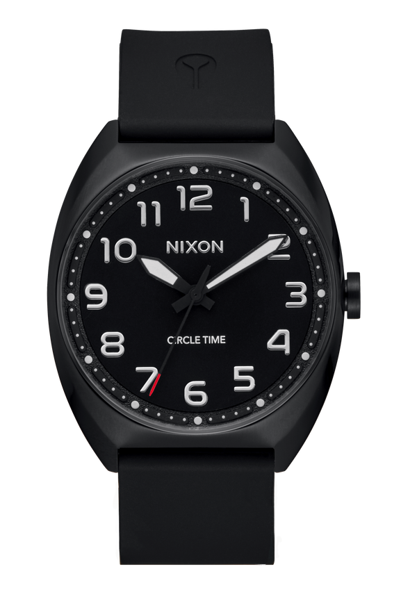nixon Mullet Watch | Black / Black | Quick-Release Silicone