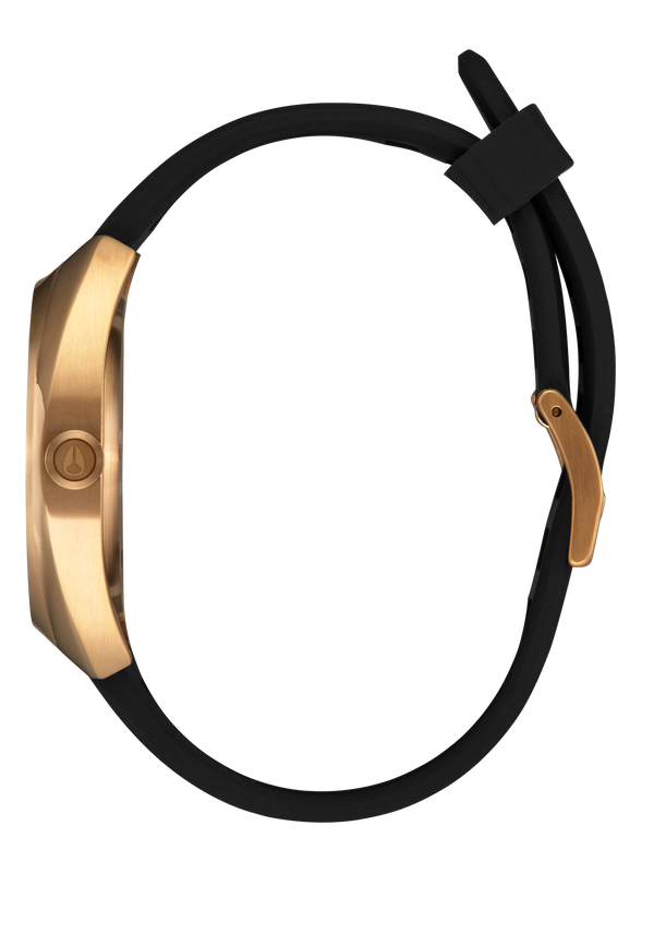 Nixon Mullet Watch | Light Gold / White | Quick-Release Silicone