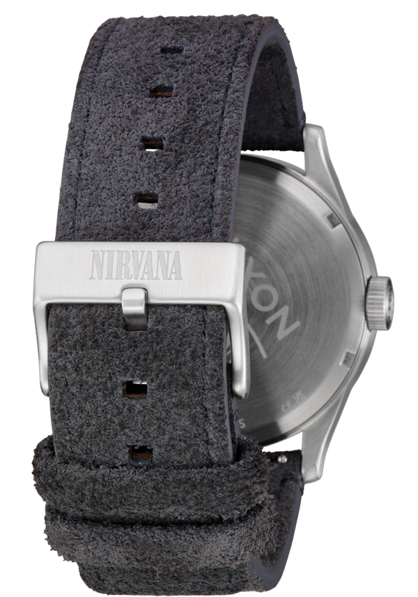 Nixon Nirvana Sentry Leather Watch | Unplug Fade | Nirvana Collaboration