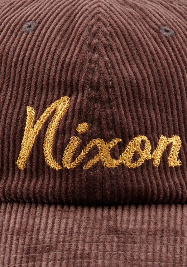 Nixon Capitol Strapback Hat | Brown / Gold