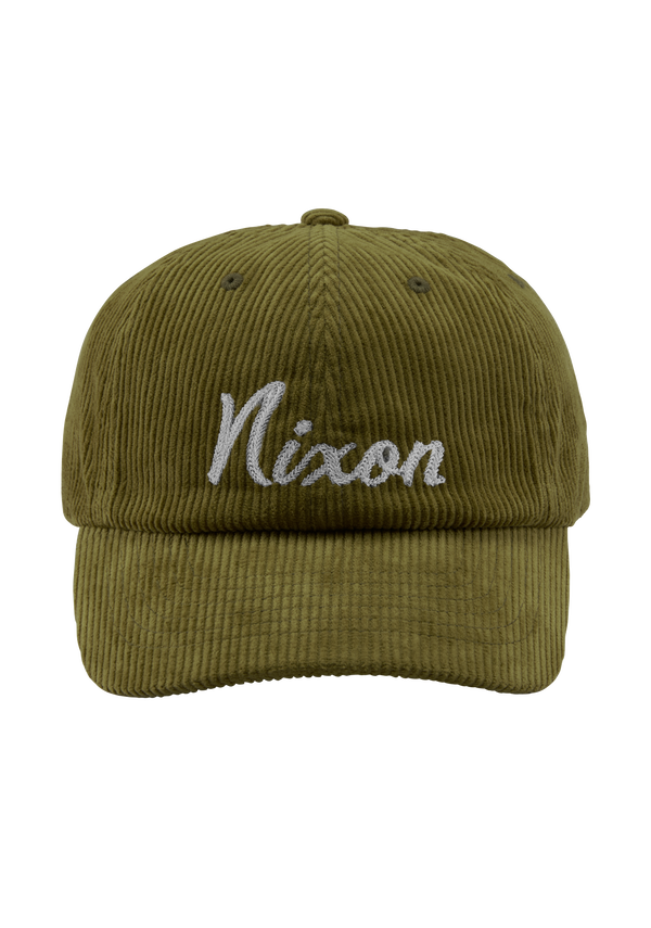 Nixon Capitol Strapback Hat | Olive / White