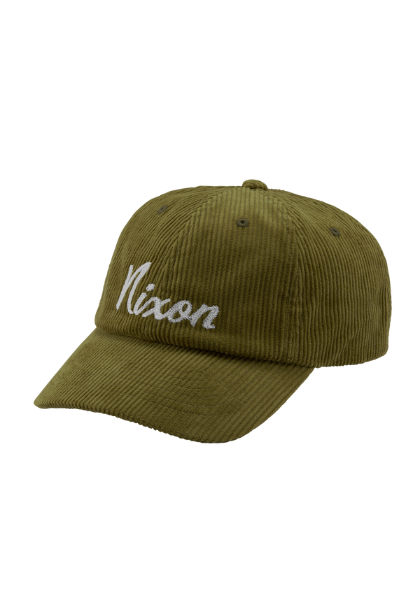 nixon Capitol Strapback Hat | Olive / White