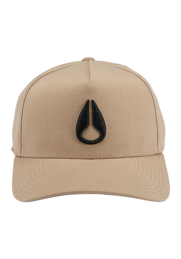 Nixon Deep Down Athletic Snapback | Khaki / Black