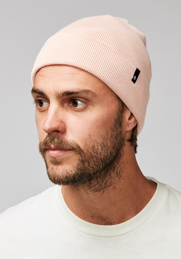 Nixon District Beanie | Pale Pink