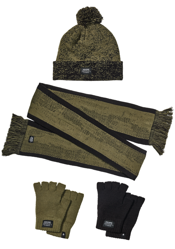 Nixon Drifter Scarf | Olive Dot Camo
