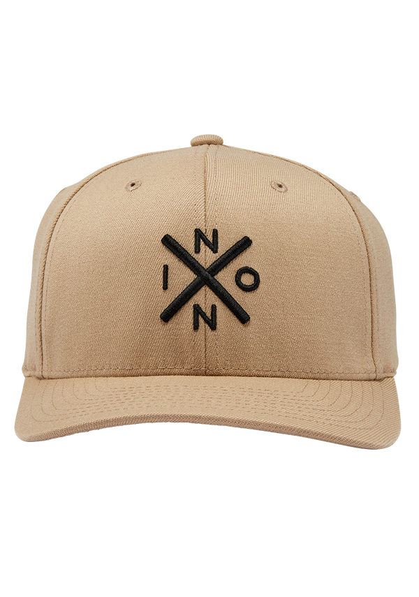 Nixon Exchange Flexfit Hat | Khaki / Black