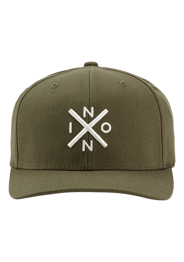 Nixon Exchange Flexfit Hat | Olive / Taupe