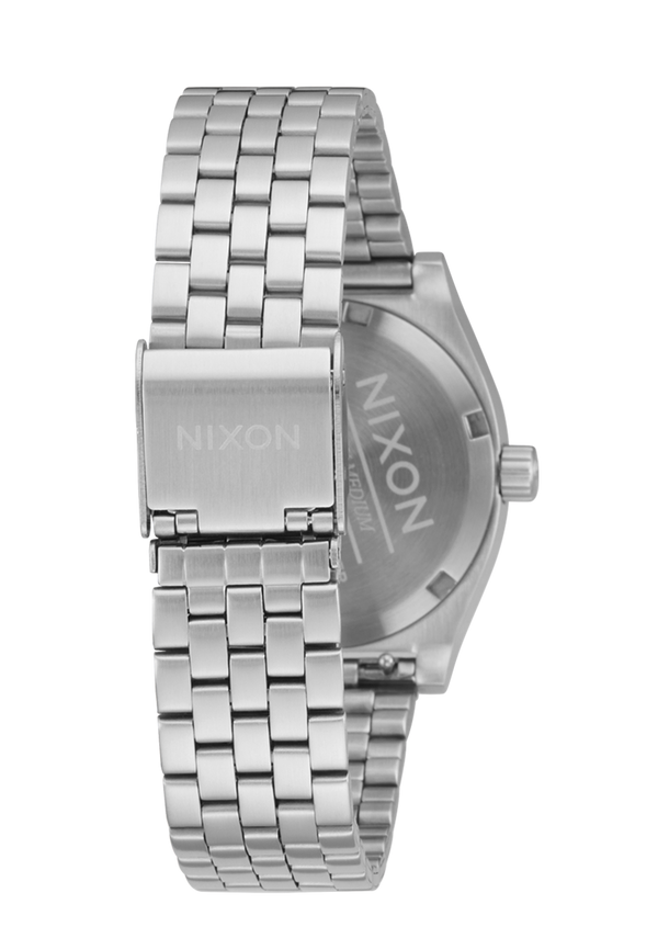 Nixon Medium Time Teller Watch | Silver / Pink | Unisex