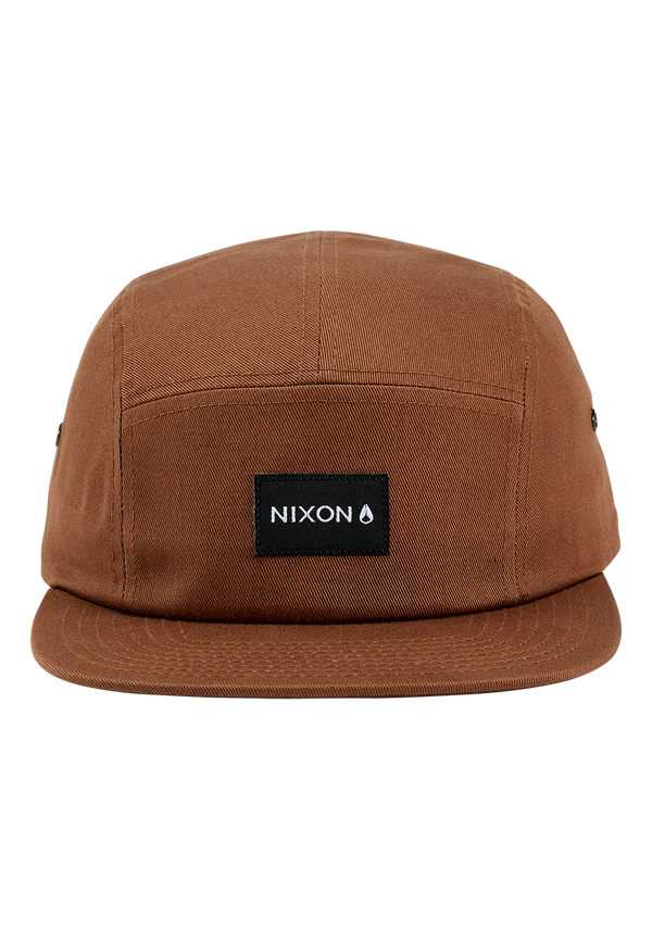 Nixon Mikey 5 Panel Hat | Brown