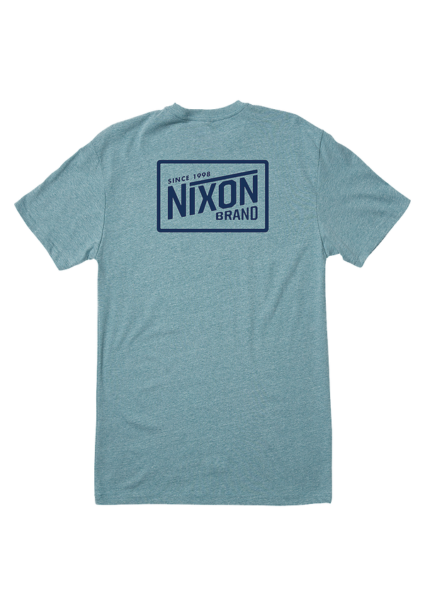 Nixon National T-Shirt | Heather Pacific