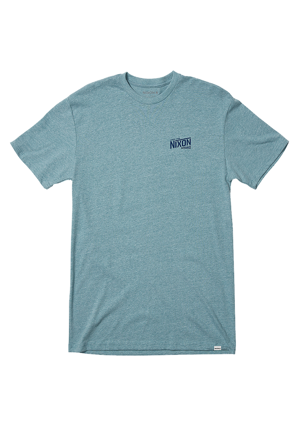 nixon National T-Shirt | Heather Pacific