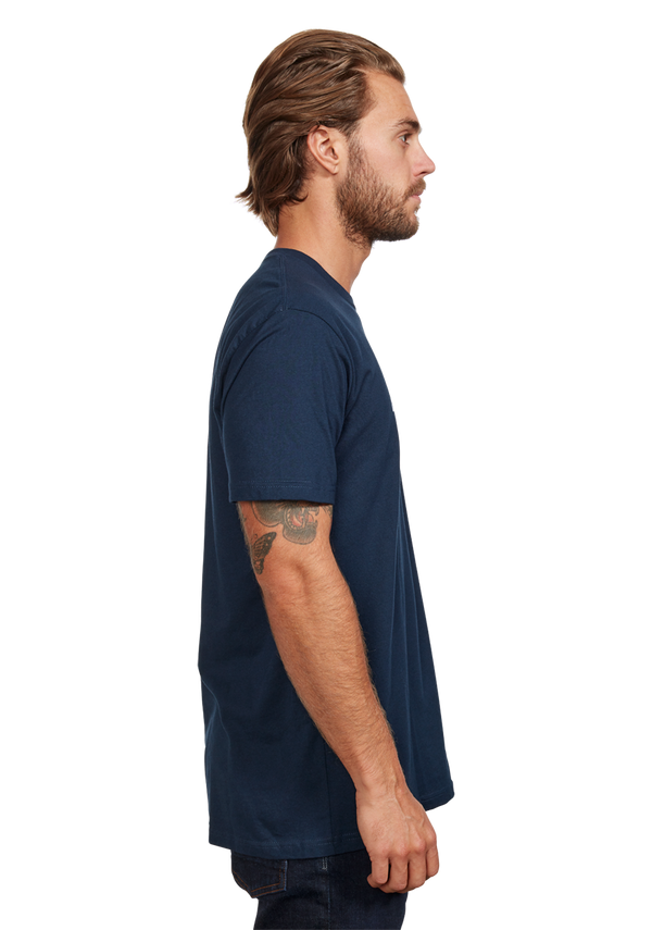 Nixon OG Script Eco T-Shirt | Navy / White