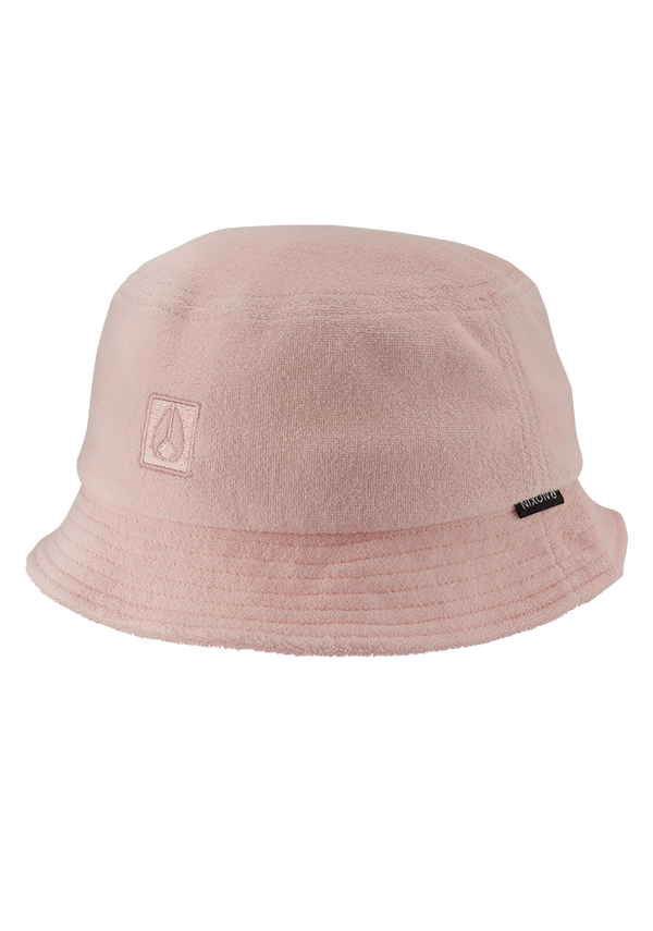 nixon Portofino Terry Bucket Hat | Pastel Pink
