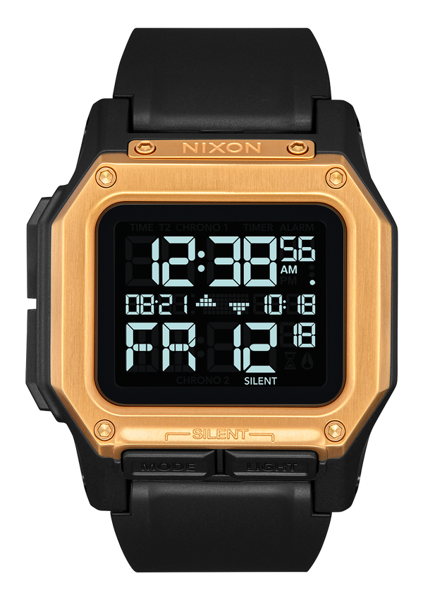 nixon Regulus Watch | Black / Gold | Digital