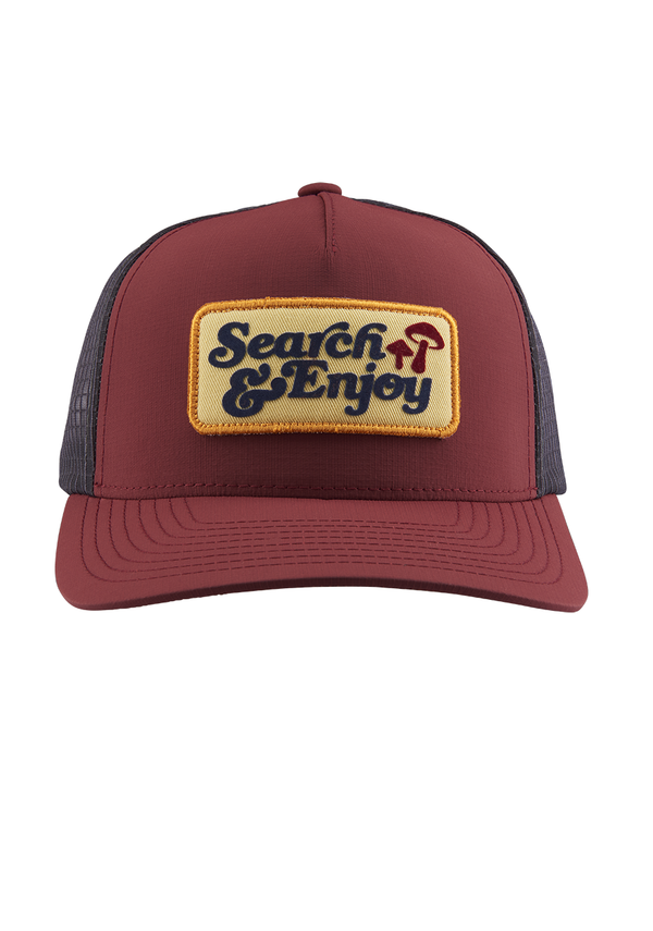 Nixon Searchin Trucker | Burgundy / Gray