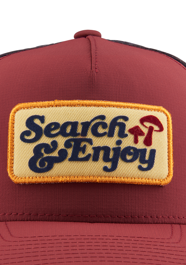 Nixon Searchin Trucker | Burgundy / Gray