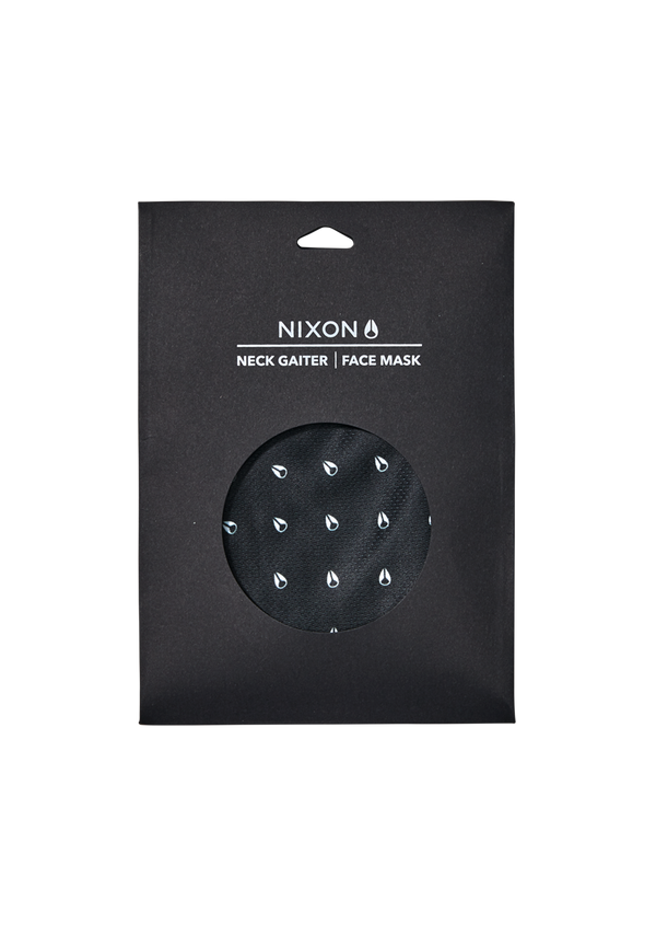 Nixon Silo Neck Gaiter | Black / White